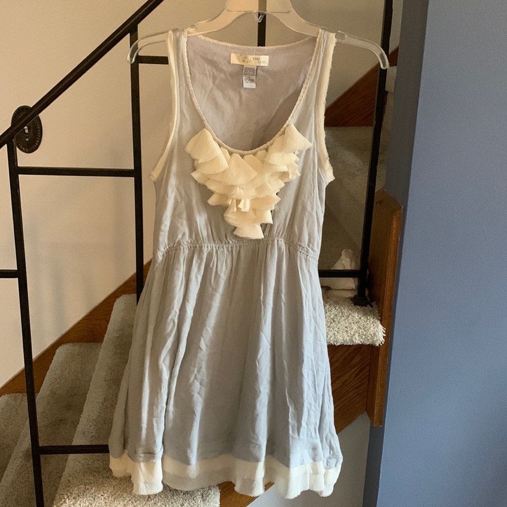 Sz S Tini Lilli Soft Light Blue Dress
